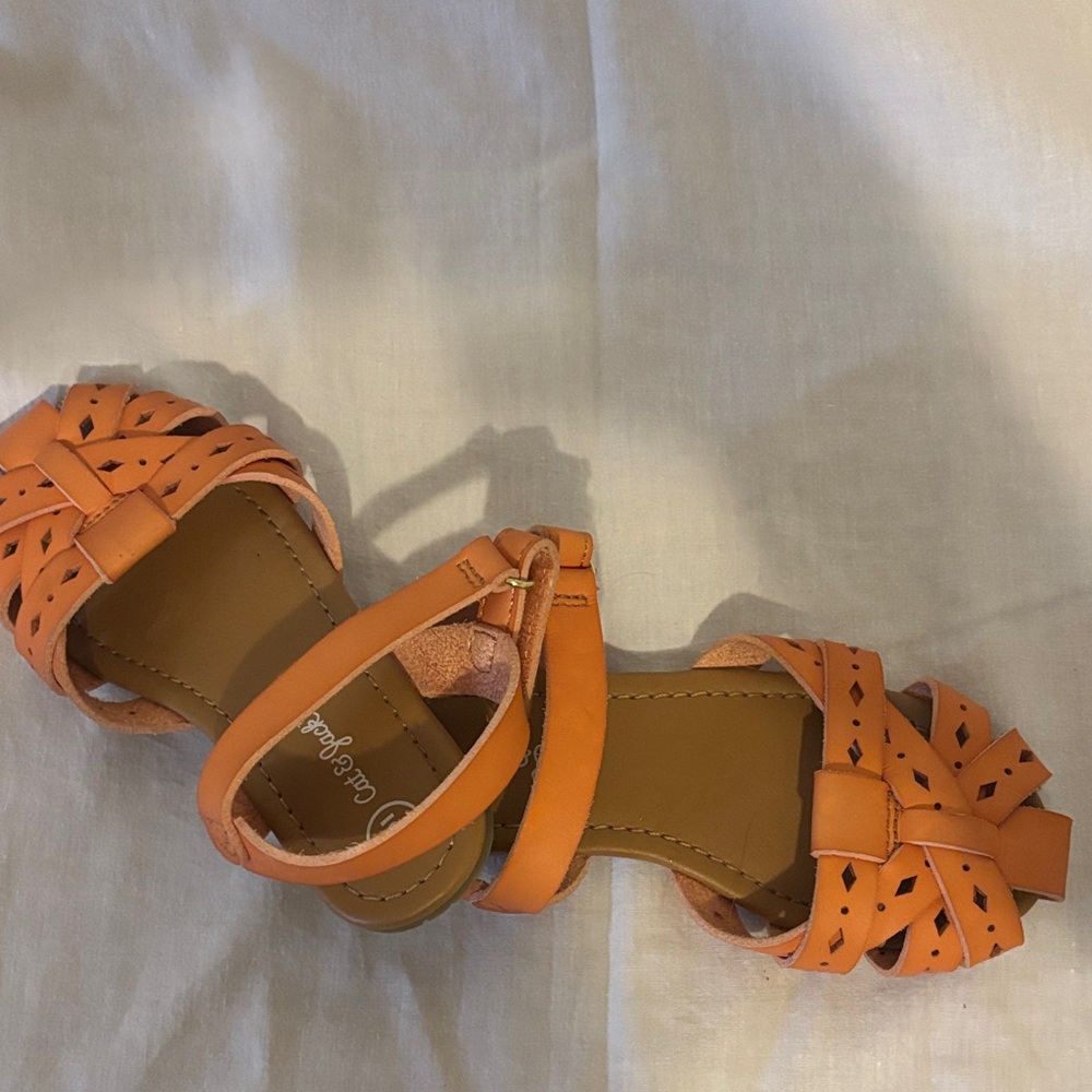 Cat & Jack Orange Woven Sandals